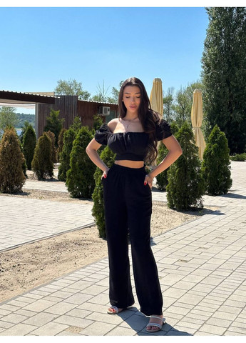 Летний женский костюм из креп жатки Україна (352267646)