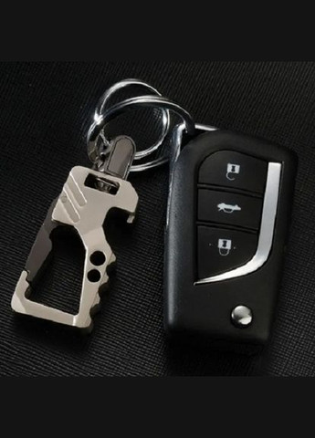 Багатофункціональний модний чоловічий креативний із неіржавкої сталі брелок для ключів автоключів і сигналізації No Brand (292260471)