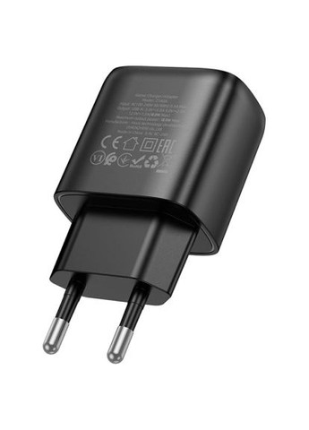 Зарядний пристрій (6942007627788) Hoco C140A Smart USB QC3.0 Black (370016640)