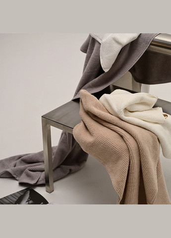 Рушник MY HOME «ХВИЛЯ» 50х90 см Бавовна Бежевий (BT-09 M BEIGE) МВМ бежевий