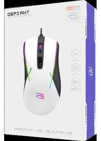 Мышь игровая Defiant White Proove (360424610)