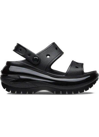 Черные летние тапочки mega crush sandal black 207989-001 Crocs