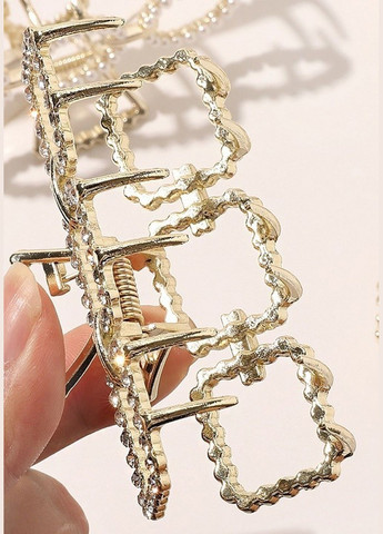 Заколка краб для волос "Bright Star 2", со стразами, 7,7х3,7 см. Анна Ясеницька (296505924)