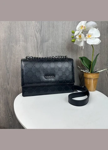 Жіноча міні сумочка на плече чорна No Brand (314455041)