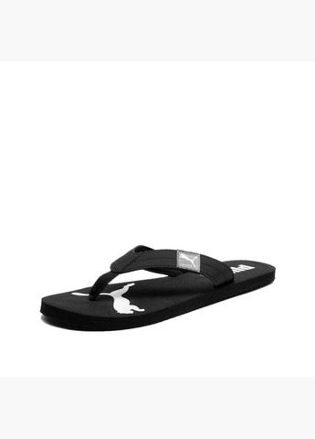 Черные мужские тапочки cozy flip black 370289-05 Puma