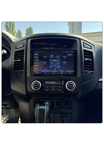 Штатная магнитола 9" для Mitsubishi Pajero IV 2006-2011 1/16Gb/ Wi-Fi Optima Мицубиси 1 шт. Lesko (336195649)