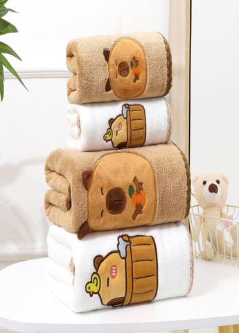 Рушник 140*70 мікрофібра No Brand білий