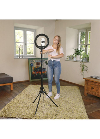 Кольцевая LED лампа Steady-120 V2 + штатив (00004659) Hama (370033764)