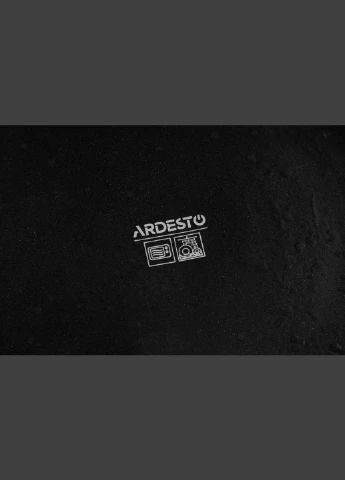 Тарілка обідня 265 cм Trento чорна кераміка (AR2926TB) Ardesto (326784462)