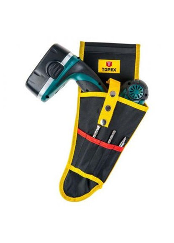 Сумка для інструмента (79R416) Topex кобура для дриля, 4 гнiзда для свердл (370014563)