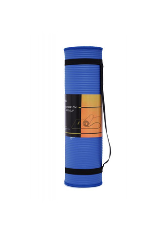 Коврик спортивный NBR 183 x 61 x 1 cм для йоги и фитнеса Blue/Blue Cornix XR-0096 (275654259)