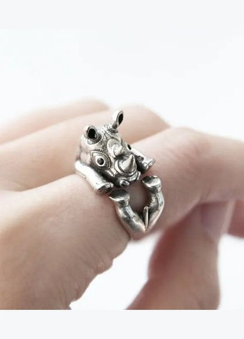 Каблучка носоріг каблучка у вигляді тварини носорога розмір регульований Fashion Jewelry (285110832)