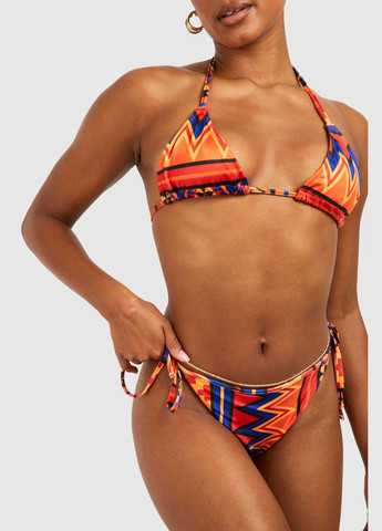 Комбинированный летний купальник (лиф и трусики) раздельный Boohoo