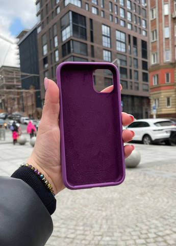 Чохол для iPhone 11 Pro Max фіолетовий Purple Silicone Case силікон кейс No Brand (289754137)