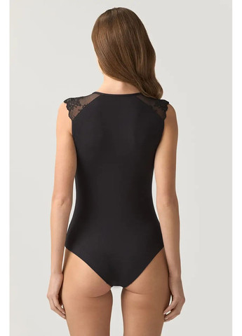 Боди женский с кружевными прудами на плечах без рукавов модал S Ellen (369963026)