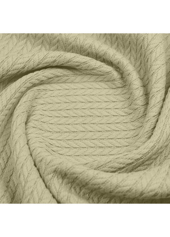 Плед-покривало косичка 200х220 см Olive Knitted Braid Оливковий Cosas (369668521)