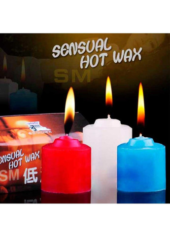 Набір БДСМ свічок для еротичних ігор з воском - Садо-мазо No Brand (288538741)