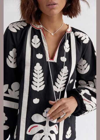 Жіноча вишиванка Мавка чорна ESQ 3910 (303898855)