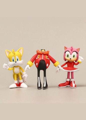 Супер Сонік фігурки Super Sonic набір фігурок дитячі іграшки 6 шт Shantou (280257987)