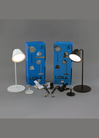 Многофункциональная сенсорная светодиодная лампа 3Вт с аккумулятором 2000 mA, белая ESLLSE LOKA (292731713)