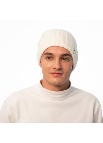 Шапка колпак мужская шерсть белая LIORA 259-492 LuckyLOOK 259-492M (322791427)