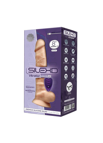 Фалоімітатор з вібрацією Vetus size 8 Silexd (316254117)