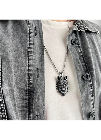 Готический панк кулон волк из медицинской стали PS-038 No Brand (299340049)