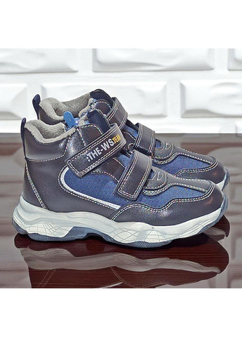 Демісезонні утеплені черевики на липучках хайтопи на флісі для хлопчика Weestep (360805071)