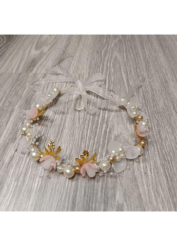 Ніжний вінок Феї обідок Ельфа Святковий віночок із квітами No Brand (348357129)