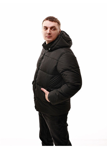 Чорна куртка зимова чоловіча No Brand