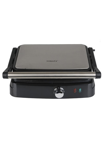 Гриль контактний 2000 Вт з антипригарним покриттям SK204SS Sokany (370706167)
