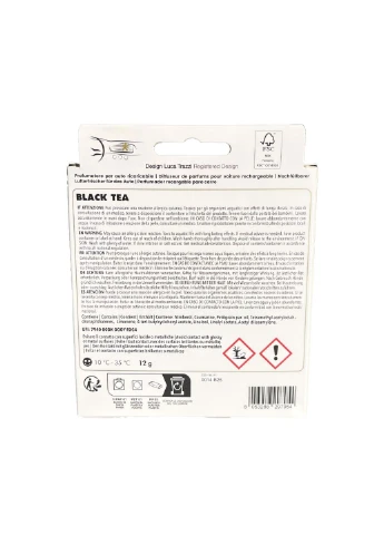 Ароматизатор в машину Mr&Mrs NIKI Black Leather- Black Tea Mr&Mrs Fragrance (387644938)