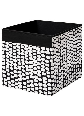 Коробка Ö черный белый 333833 см IKEA (272149927)