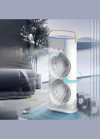 Настольный вентилятор с охлаждением Double-ended Spray Fan LED подсветка без пульта ДК (2104618552) No Brand (332614172)