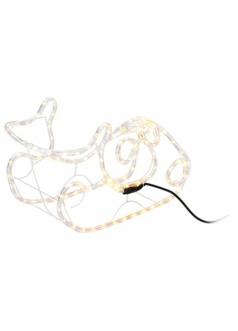 Новорічна 3D фігура Санки, 120 LED, таймер, гірлянда дюралайт Санки Melinera (302293005)