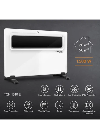 Конвектор TCH 1510 E 1500W White (1410000529) Trotec (363044872)