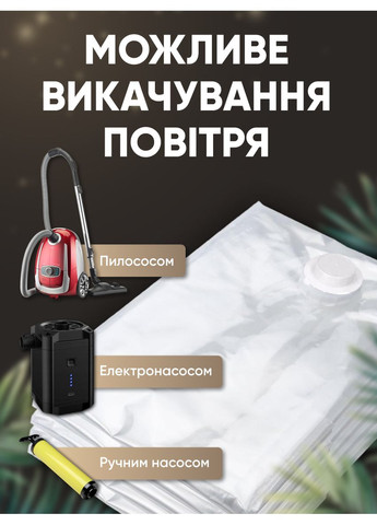 Вакуумний пакети для зберігання одягу герметичні мішки для зберігання речей одягу рушників ковдр 70×100 см 1шт XIFU 01 (361348600)