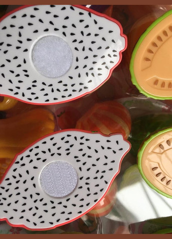 Продукты (набор) на липучке, овощи, тарелки 4шт, в кор., 4232-6,5см618B No Brand (301648945)