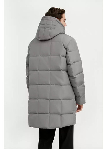 Сірий зимній Пуховик Finn Flare