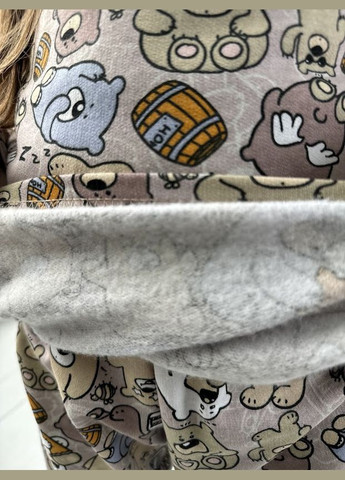 Бежевая пижама для девочки (подростковая) hc (h001-6076-024-2-1) No Brand