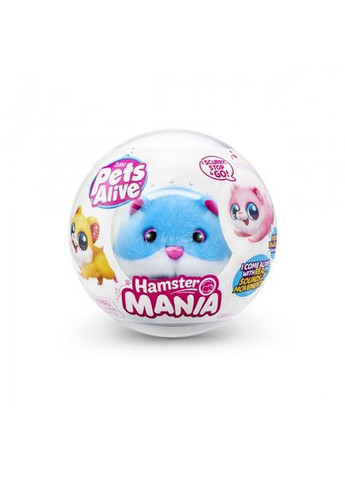 Интерактивная мягкая игрушка S1 Забавный хомячок (голубой) Pets & Robo Alive (290110745)