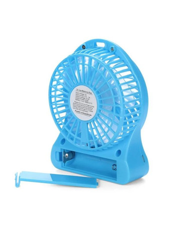 Вентилятор портативный настольный мини на аккумуляторе + USB Mini Fan 14х10х4 см, разные цвета Голубой Po Fanu (328265845)