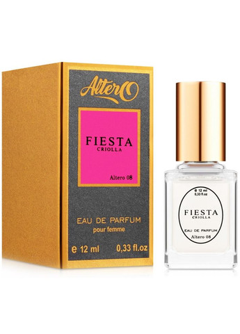 Парфюмерная вода №08 Fiesta Criolla 12 мл (4820107032553) Altero (349754966)
