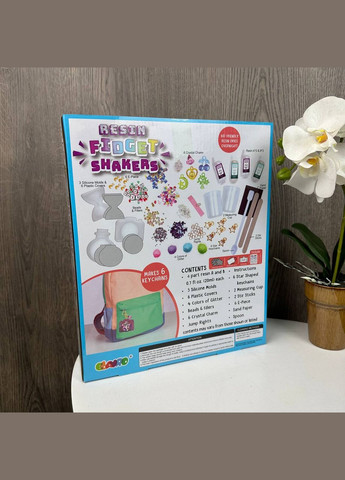 Детский набор для творчества для создания брелков игрушек украшений из эпоксидной смолы "Время" Diy (315335925)