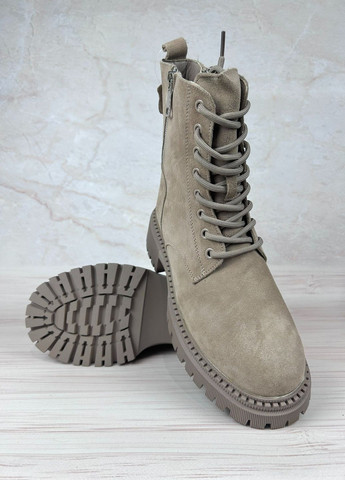 Зимние ботинки из замши для женщин Hengji из натуральной замши