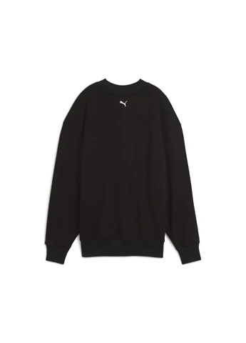 Чорний світшот lace em up equal respect crew women Puma однотонний (329692960)
