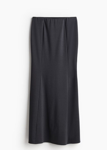 Темно-серая однотонная юбка H&M