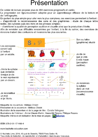 Cahier de lecture Sami et Julie Hachette (370128379)