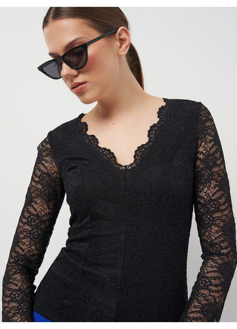 Чорна демісезонна блуза H&M