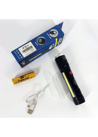 Ударопрочный водонепроницаемый фонарь T6-26+T6+COB, Мощные SL-501 поисковые фонари Police (352769378)